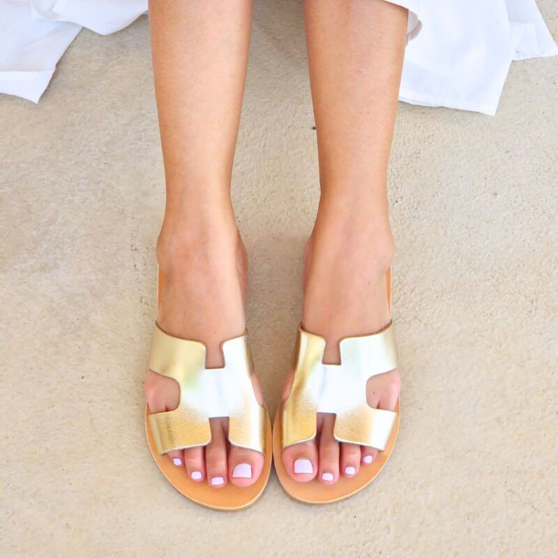 Hania Slide couleur Champagne